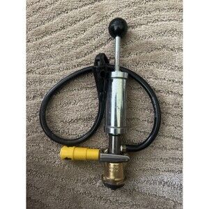 Micro Matic Beer Keg Tap Hand Pump Stainless Steel/Brass  3/16” ID 7/16” OD Hose